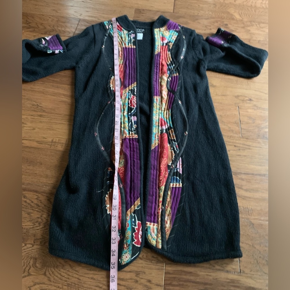 Koos of Course Silk Blend Open‎ Cardigan Sweater - Picture 10 of 12